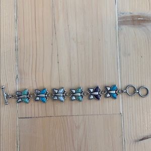 Gemstone Butterfly Bracelet